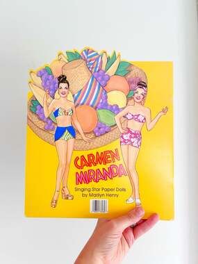Carmen Miranda Singing Star Paper Dolls by Marilyn Henry 1998 Uncut